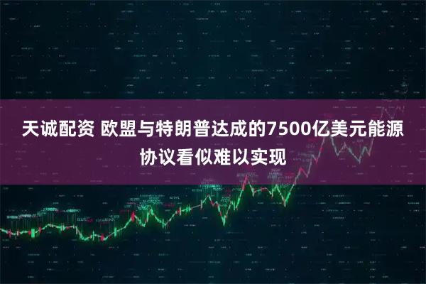 天诚配资 欧盟与特朗普达成的7500亿美元能源协议看似难以实现