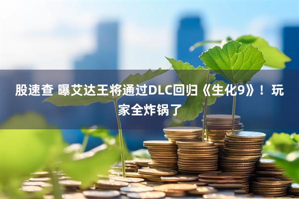 股速查 曝艾达王将通过DLC回归《生化9》！玩家全炸锅了