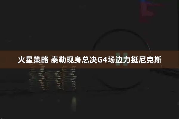 火星策略 泰勒现身总决G4场边力挺尼克斯