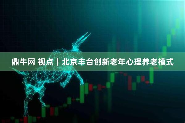 鼎牛网 视点｜北京丰台创新老年心理养老模式